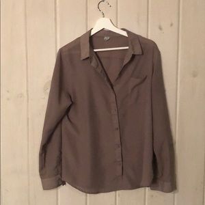 L Mink Old Navy Blouse